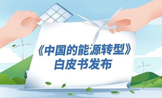 國務院新聞辦公室發布《中國的能源轉型》白皮書 推動建立公平公正、均衡普惠的全球能源治理體系